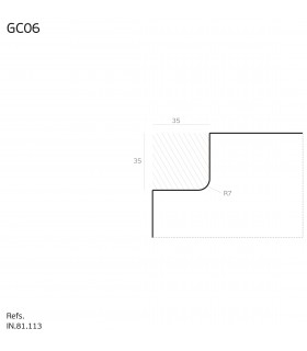 Fixation d'angle pour imposte en verre