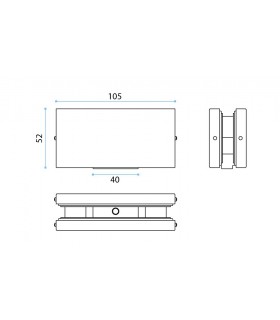 Fixation entre deux volumes d'imposte en verre