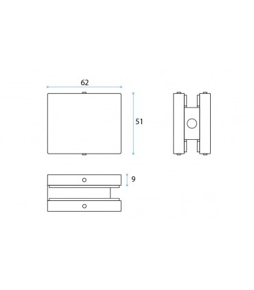 Gâche pour serrure à bouton moleté