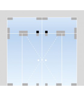 Gâche pour serrure à bouton moleté