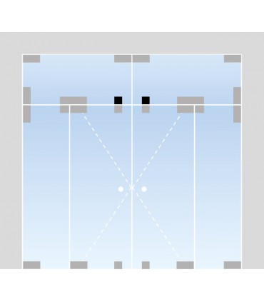 Gâche pour serrure à bouton moleté