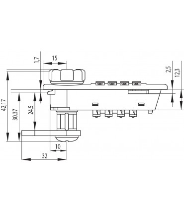 Serrure à came série 224 ouverture sur combinaison