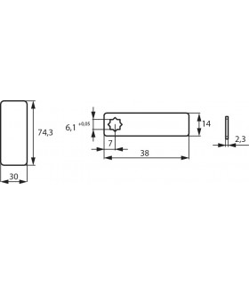 Serrure à came série M238 ouverture sur combinaison