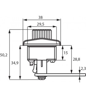 Serrure à came série M238 ouverture sur combinaison