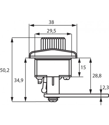 Serrure à came série M238 ouverture sur combinaison