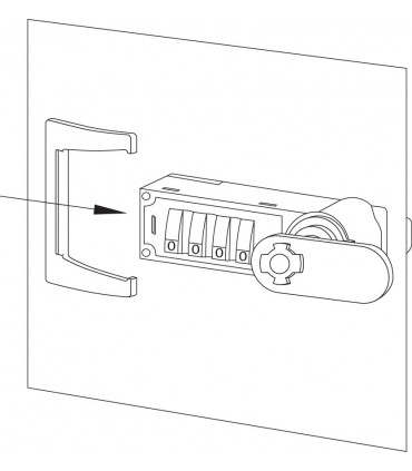 Serrure à came série 224 ouverture sur combinaison
