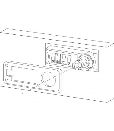 Serrure à came série 224 ouverture sur combinaison