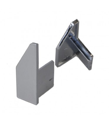 Lot de 2 embouts pour rail support miroir