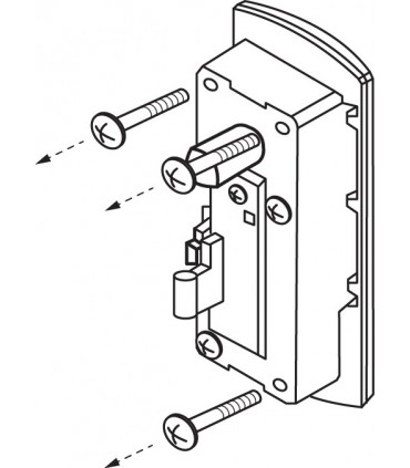 Contreplaque pour serrure à came série M238