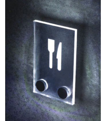 Plots de fixation pour signalétique lumineuse par LED