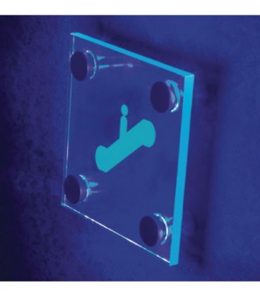 Plots de fixation pour signalétique lumineuse par LED