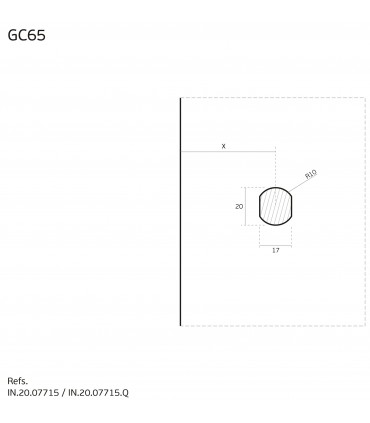 Serrure batteuse à cylindre amovible avec enjoliveur rond