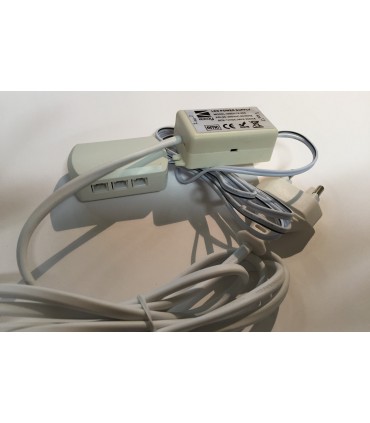 Profil de fixation carré pour signalétique lumineuse par LED