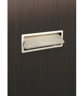 Poignée cuvette série Raso nickel satiné