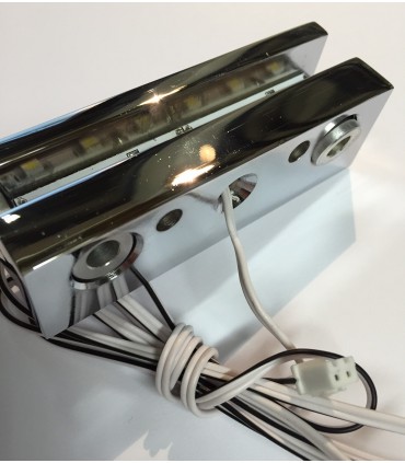 Profil de fixation carré pour signalétique lumineuse par LED