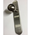 Poignée bouton fixe rond 50 mm inox brossé