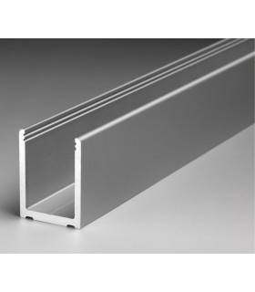 Profil aluminium en U de 40.1 x 30.5 x 40.1 mm série Super Profix 2430 Profil aluminium en U de 40.1 x 30.5 x 40.1 mm série Super Profix 2430