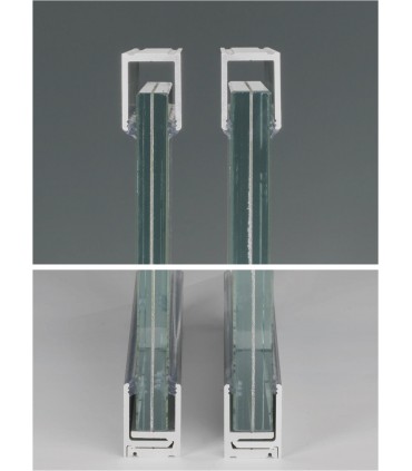 Profil aluminium avec par-close 40.1 x 30.5 x 40.1 mm série Super Profix 3030