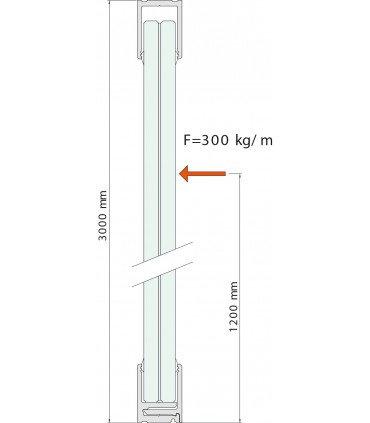 Profil aluminium avec par-close 40.1 x 30.5 x 40.1 mm série Super Profix 3030