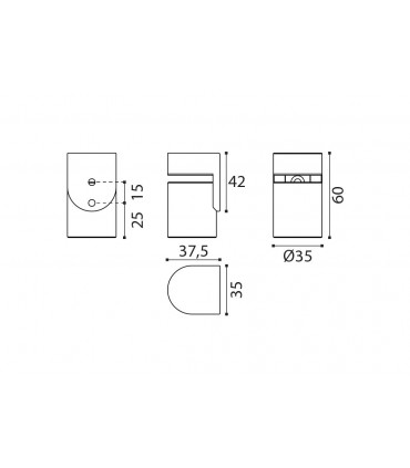 Butée de porte magnétique