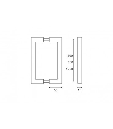 Poignée carrée série Quadro