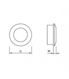 Poignée cuvette série Tape technique