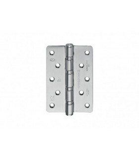 Paumelle 125X89 en inox inifugé sur roulement à billes angles arrondis