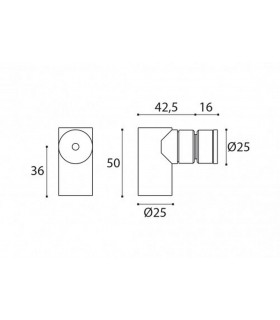 Butée arrêt magnétique inox pour porte en bois Butée arrêt magnétique inox pour porte en bois
