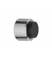 Butée de porte inox rond 35 mm pour fixation murale