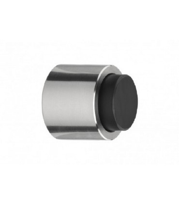 Butée de porte inox rond 35 mm pour fixation murale