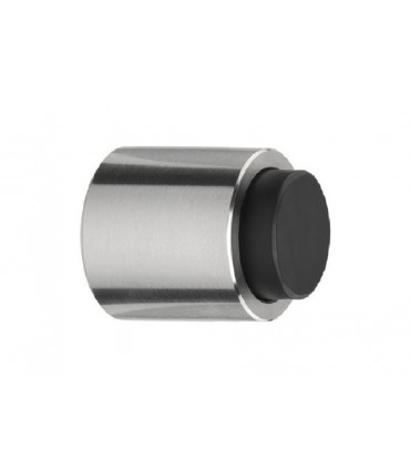 Butée de porte inox rond 35 mm pour fixation murale