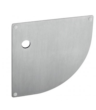 Paire de plaque arrondie pour poignée béquille série JSR