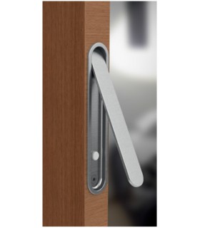 Poignée tirette rabatable à encastrer