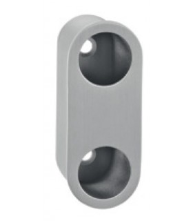 Poignée cuvette pour chant de porte