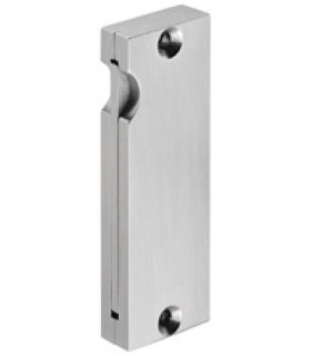 Poignée tirette pour porte coulissante en bois