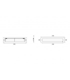 Entrée de boite à lettre ouverture intérieure