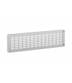 Grille de ventilation en inox avec trous oblongs