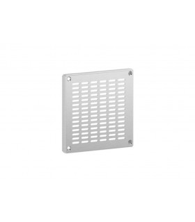 Grille de ventilation en inox avec trous oblongs Grille de ventilation en inox avec trous oblongs