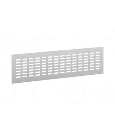 Grille de ventilation en inox avec trous oblongs
