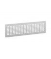 Grille de ventilation en inox avec trous oblongs