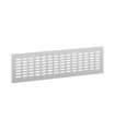 Grille de ventilation en inox avec trous oblongs