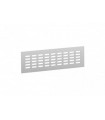 Grille de ventilation en inox avec trous oblongs