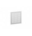 Grille de ventilation en inox avec trous oblongs