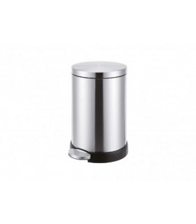 Poubelle inox couvercle plat Poubelle inox couvercle plat