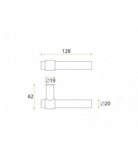 Poignée béquille série Stout