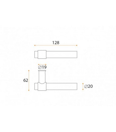 Poignée béquille série Stout