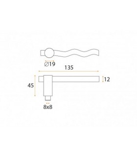 Poignée béquille série J74
