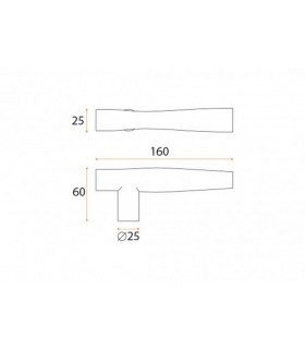 Poignée béquille Picasso Poignée béquille Picasso