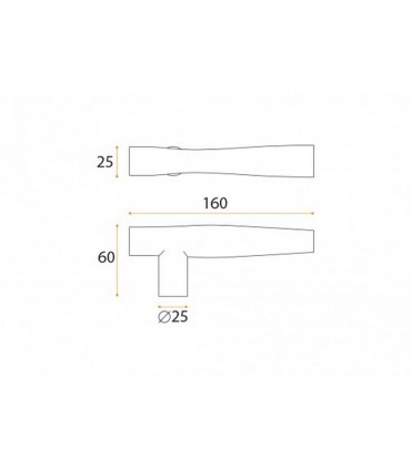 Poignée béquille Picasso