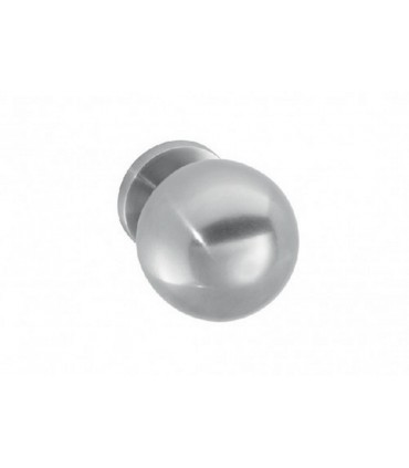 Bouton inox sur rosace